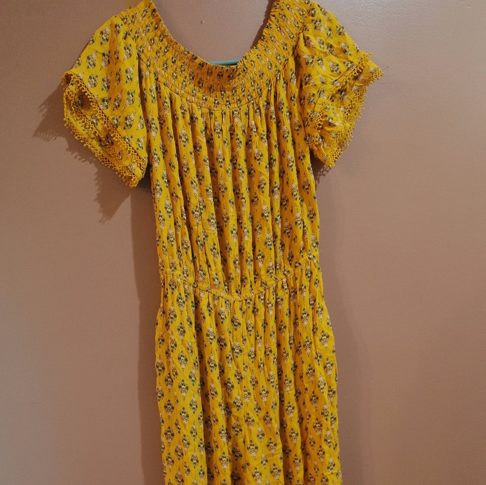 Yellow Xhilaration Flowy Romper